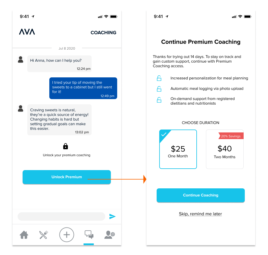 ava start subscription